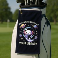 Adventure Begins At Your Library Summer Reading Program 2024 Golf Towel