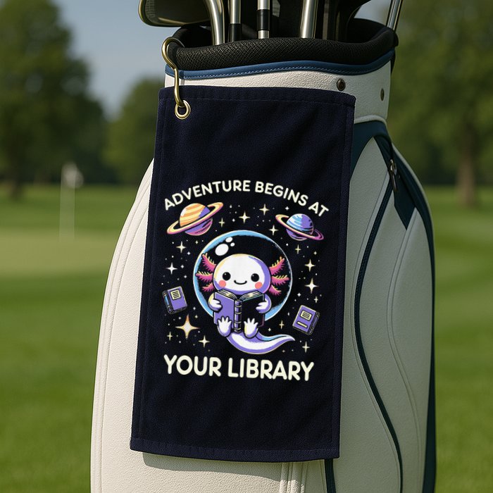 Adventure Begins At Your Library Summer Reading Program 2024 Golf Towel