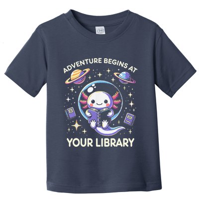 Adventure Begins At Your Library Summer Reading Program 2024 Toddler T-Shirt