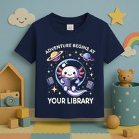Adventure Begins At Your Library Summer Reading Program 2024 Toddler T-Shirt