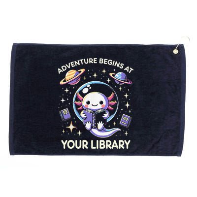 Adventure Begins At Your Library Summer Reading Program 2024 Grommeted Golf Towel