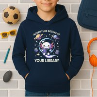 Adventure Begins At Your Library Summer Reading Program 2024 Kids Hoodie