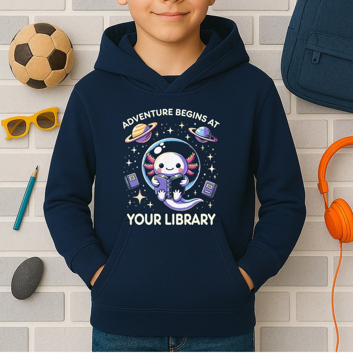 Adventure Begins At Your Library Summer Reading Program 2024 Kids Hoodie