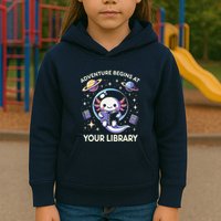 Adventure Begins At Your Library Summer Reading Program 2024 Kids Hoodie