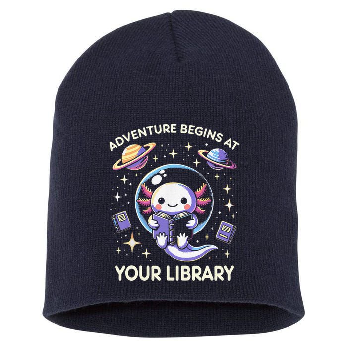 Adventure Begins At Your Library Summer Reading Program 2024 Short Acrylic Beanie