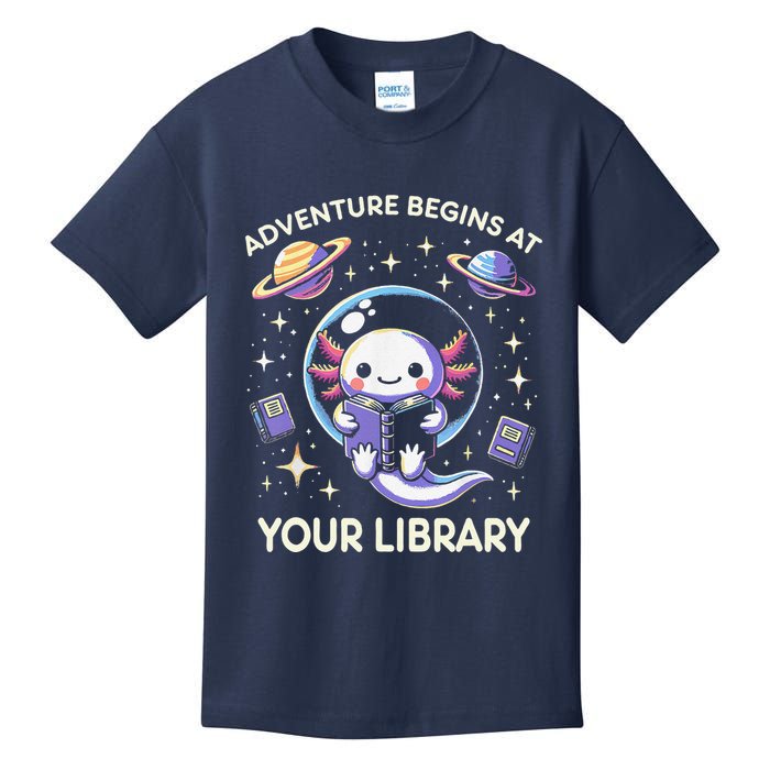 Adventure Begins At Your Library Summer Reading Program 2024 Kids T-Shirt