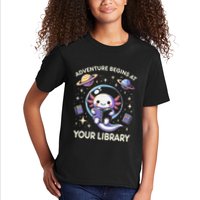 Adventure Begins At Your Library Summer Reading Program 2024 Kids T-Shirt