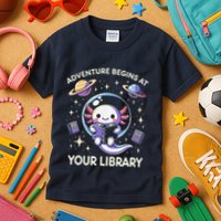 Adventure Begins At Your Library Summer Reading Program 2024 Kids T-Shirt