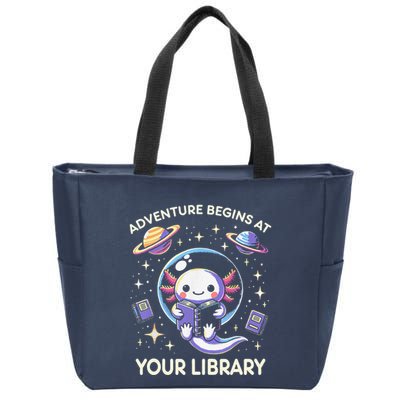 Adventure Begins At Your Library Summer Reading Program 2024 Zip Tote Bag