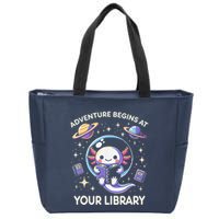 Adventure Begins At Your Library Summer Reading Program 2024 Zip Tote Bag