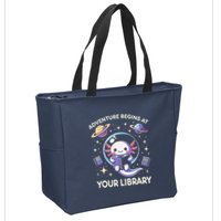 Adventure Begins At Your Library Summer Reading Program 2024 Zip Tote Bag