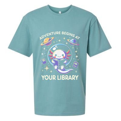 Adventure Begins At Your Library Summer Reading Program 2024 Sueded Cloud Jersey T-Shirt