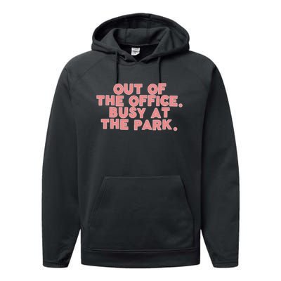 Adelaidesfort Busy At The Park Performance Fleece Hoodie