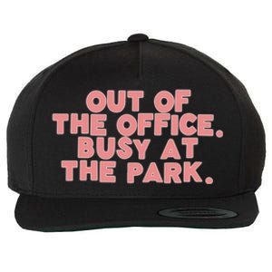 Adelaidesfort Busy At The Park Wool Snapback Cap