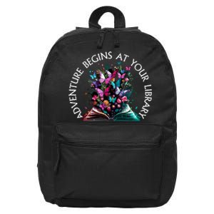 Adventure Begins At Your Library Summer Reading 2024 16 in Basic Backpack