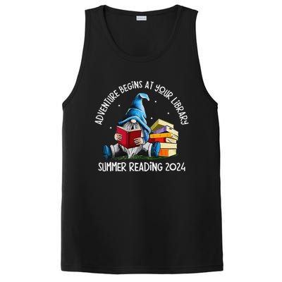 Adventure Begins At Your Library Summer Reading 2024 Gnome PosiCharge Competitor Tank