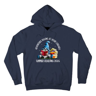 Adventure Begins At Your Library Summer Reading 2024 Gnome Hoodie