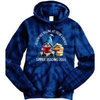 Adventure Begins At Your Library Summer Reading 2024 Gnome Tie Dye Hoodie