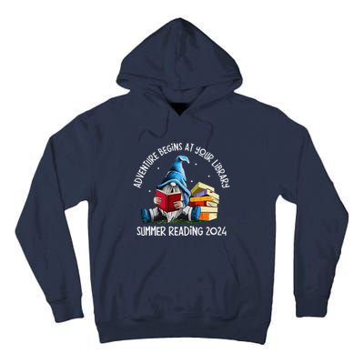 Adventure Begins At Your Library Summer Reading 2024 Gnome Tall Hoodie