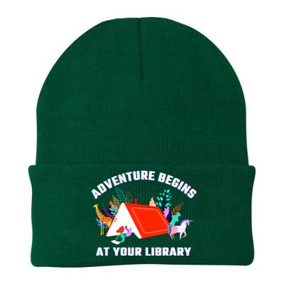 Adventure Begins At Your Library Summer Reading 2024 Knit Cap Winter Beanie