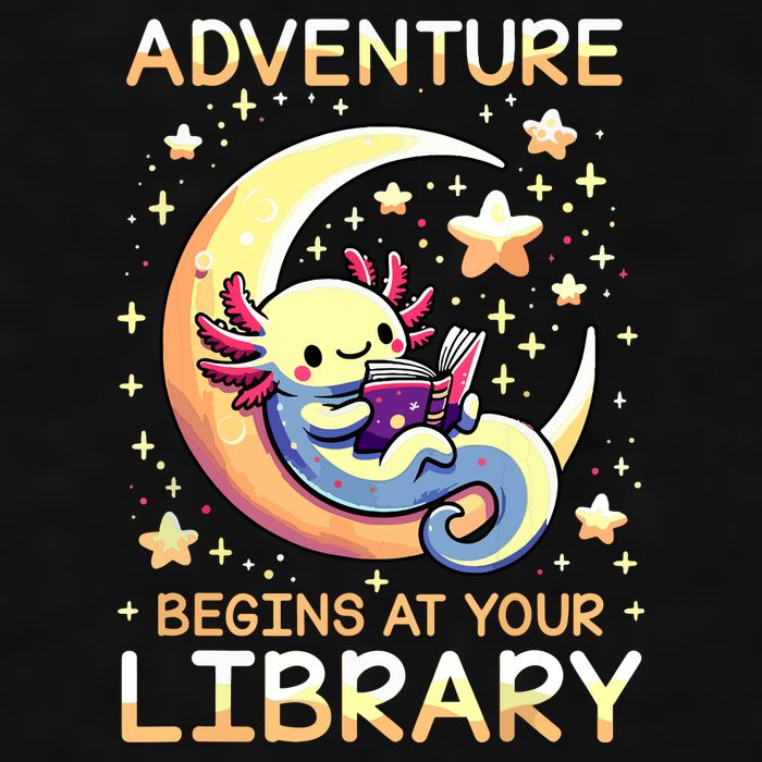 Adventure Begins At Your Library Summer Reading Program 2024 Ladies PosiCharge Tri-Blend Wicking Tank