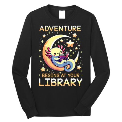Adventure Begins At Your Library Summer Reading Program 2024 Long Sleeve Shirt