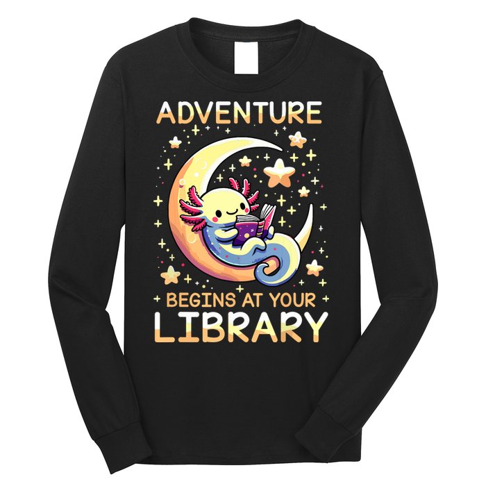 Adventure Begins At Your Library Summer Reading Program 2024 Long Sleeve Shirt