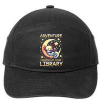 Adventure Begins At Your Library Summer Reading Program 2024 7-Panel Snapback Hat