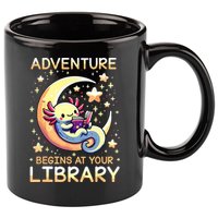Adventure Begins At Your Library Summer Reading Program 2024 11oz C Handle Ceramic Mug