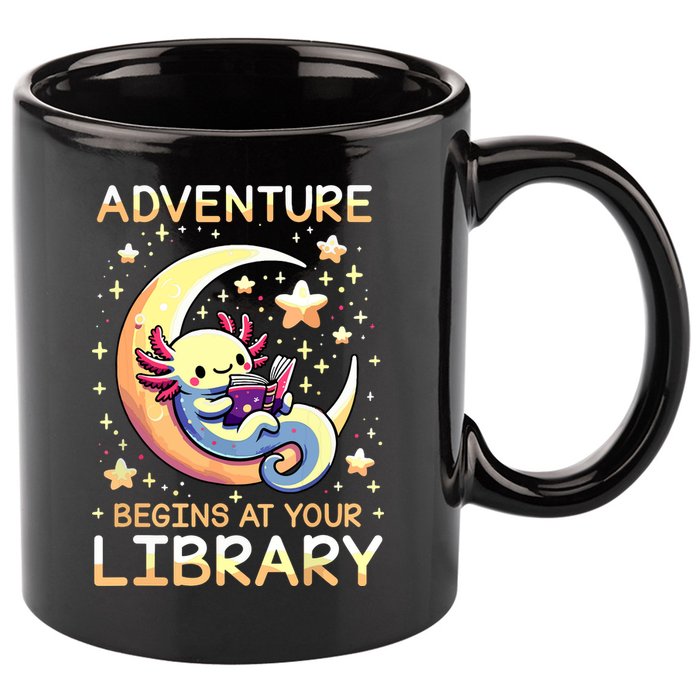 Adventure Begins At Your Library Summer Reading Program 2024 11oz C Handle Ceramic Mug