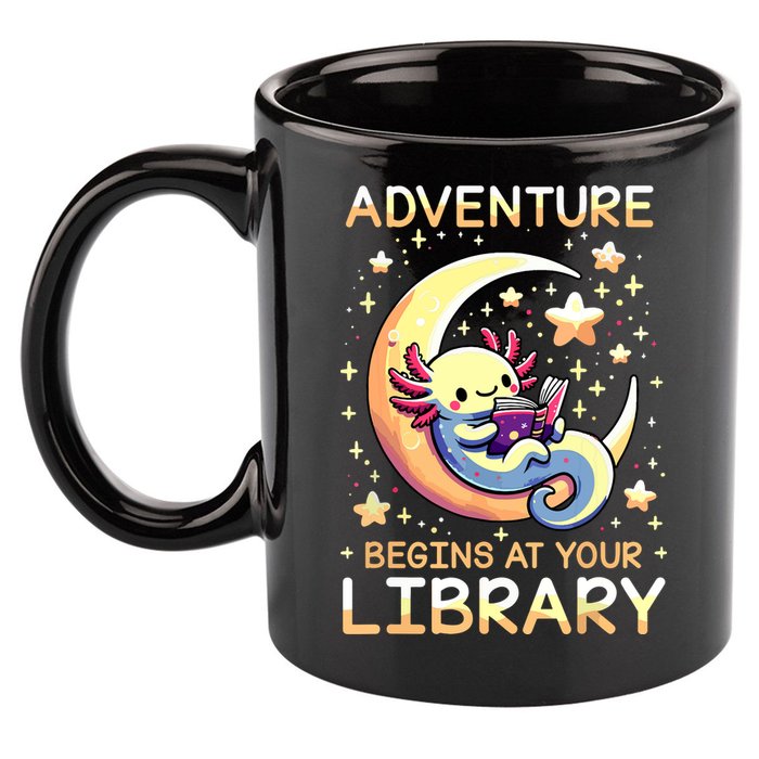Adventure Begins At Your Library Summer Reading Program 2024 11oz C Handle Ceramic Mug