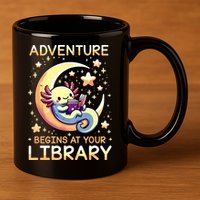 Adventure Begins At Your Library Summer Reading Program 2024 11oz C Handle Ceramic Mug