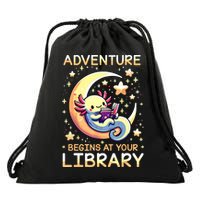 Adventure Begins At Your Library Summer Reading Program 2024 Drawstring Bag