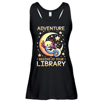 Adventure Begins At Your Library Summer Reading Program 2024 Ladies Essential Flowy Tank