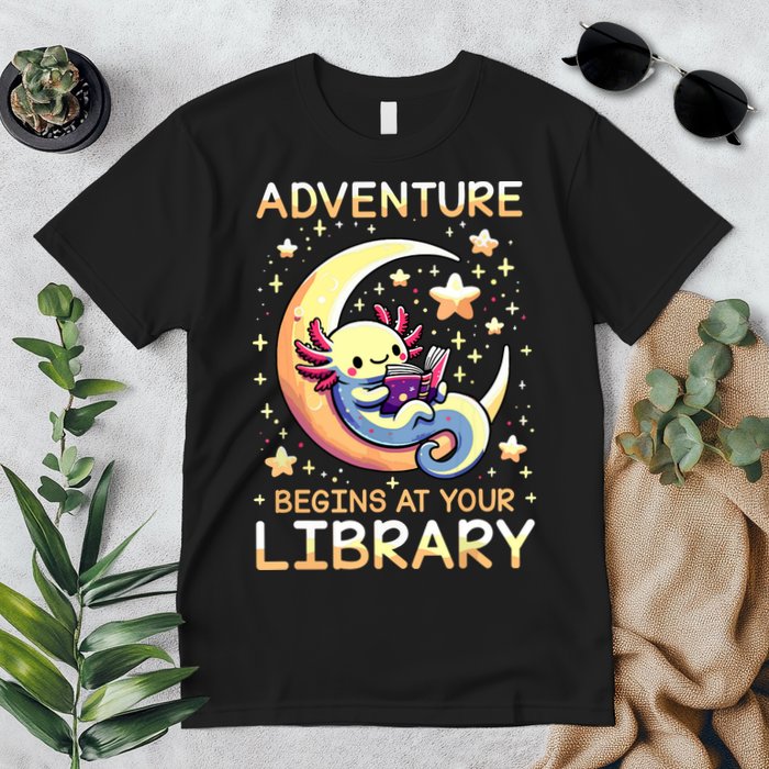 Adventure Begins At Your Library Summer Reading Program 2024 Premium T-Shirt