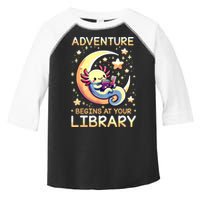 Adventure Begins At Your Library Summer Reading Program 2024 Toddler Fine Jersey T-Shirt
