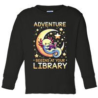 Adventure Begins At Your Library Summer Reading Program 2024 Toddler Long Sleeve Shirt
