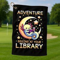 Adventure Begins At Your Library Summer Reading Program 2024 Golf Towel