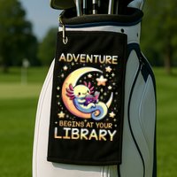 Adventure Begins At Your Library Summer Reading Program 2024 Golf Towel