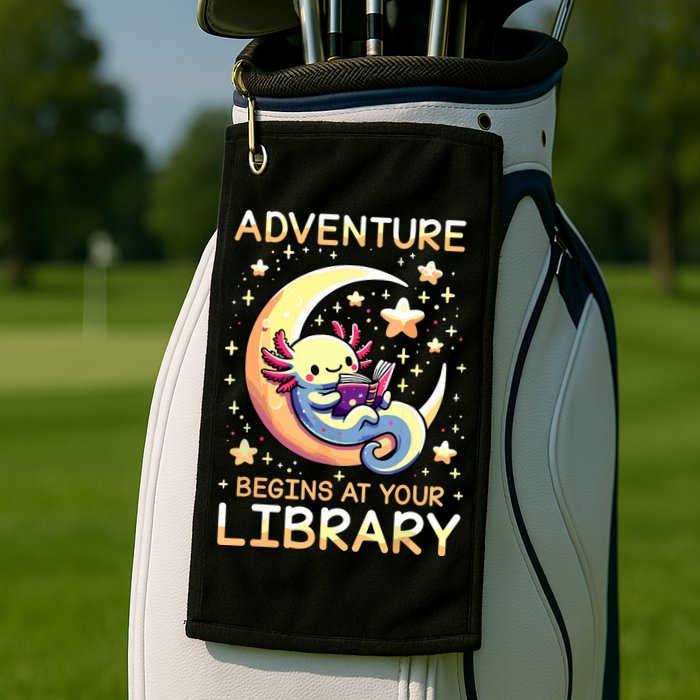Adventure Begins At Your Library Summer Reading Program 2024 Golf Towel