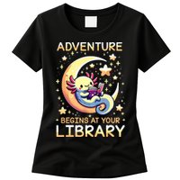 Adventure Begins At Your Library Summer Reading Program 2024 Womens T-Shirt