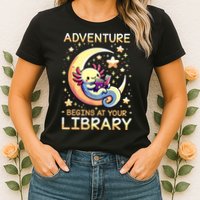Adventure Begins At Your Library Summer Reading Program 2024 Womens T-Shirt