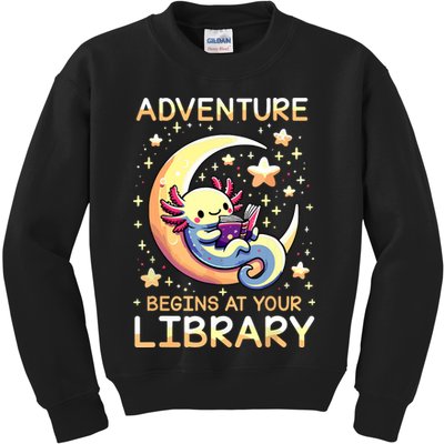 Adventure Begins At Your Library Summer Reading Program 2024 Kids Sweatshirt