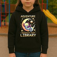 Adventure Begins At Your Library Summer Reading Program 2024 Kids Hoodie