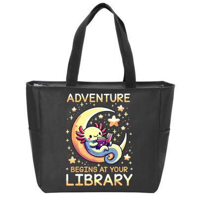 Adventure Begins At Your Library Summer Reading Program 2024 Zip Tote Bag