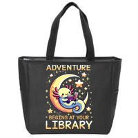Adventure Begins At Your Library Summer Reading Program 2024 Zip Tote Bag