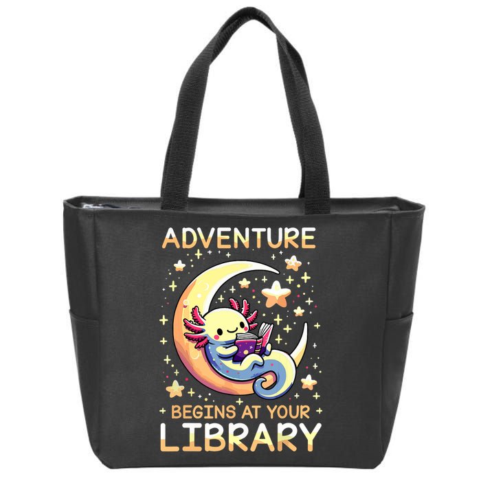 Adventure Begins At Your Library Summer Reading Program 2024 Zip Tote Bag