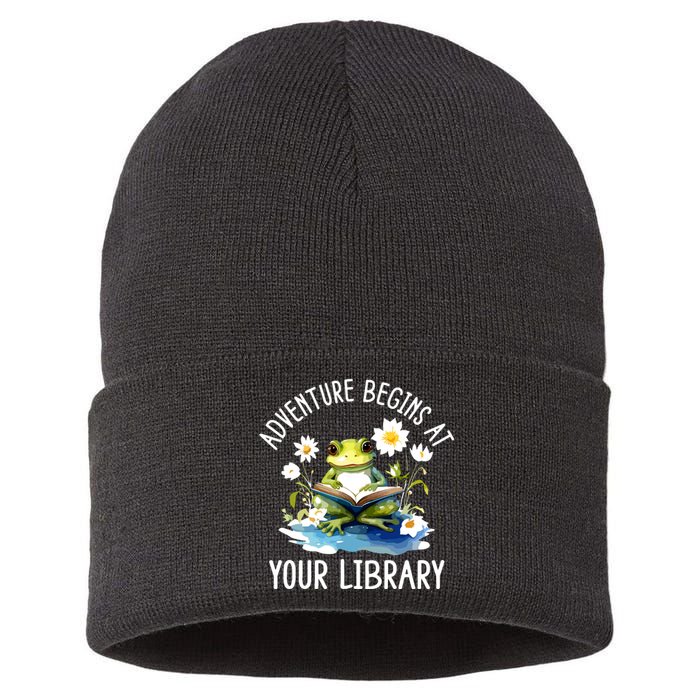 Adventure Begins At Your Library Summer Reading Program 2024 Sustainable Knit Beanie