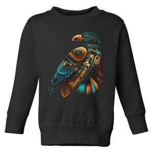 Amazon Bird American Indian Northwest Tribal Graphic Tees Toddler Sweatshirt