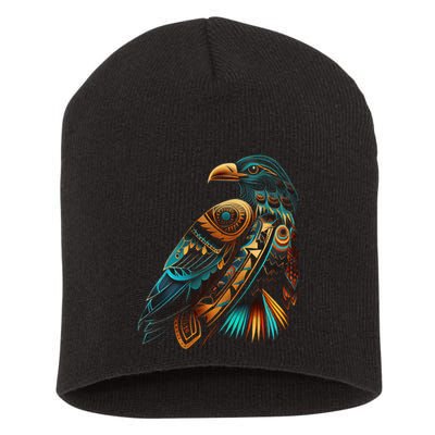 Amazon Bird American Indian Northwest Tribal Graphic Tees Short Acrylic Beanie